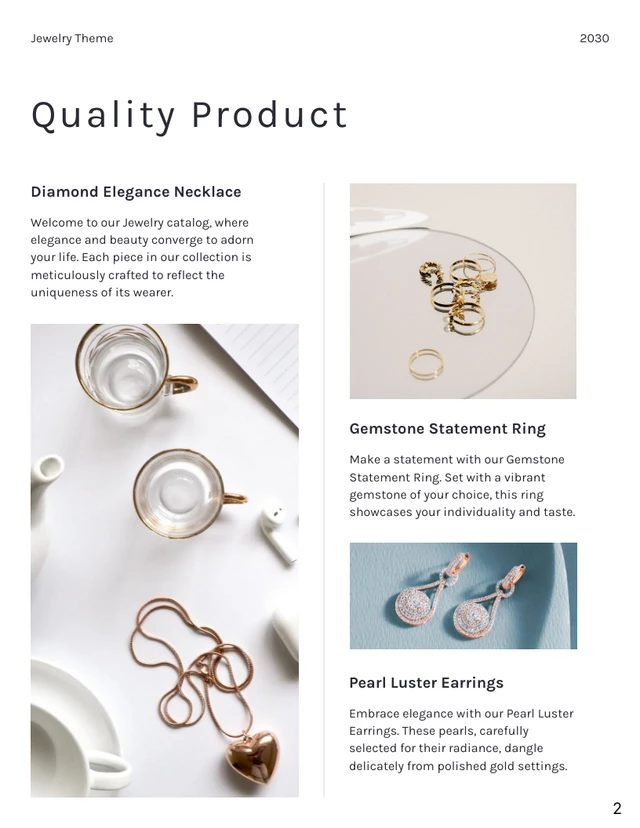 Clean Minimalism Jewelry Catalogs - Page 2