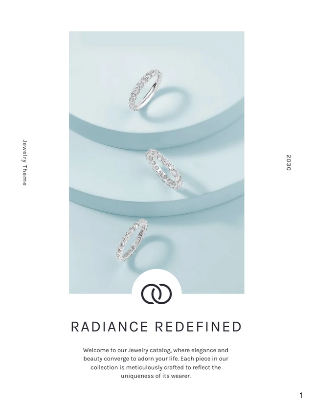 Clean Minimalism Jewelry Catalogs - Page 1