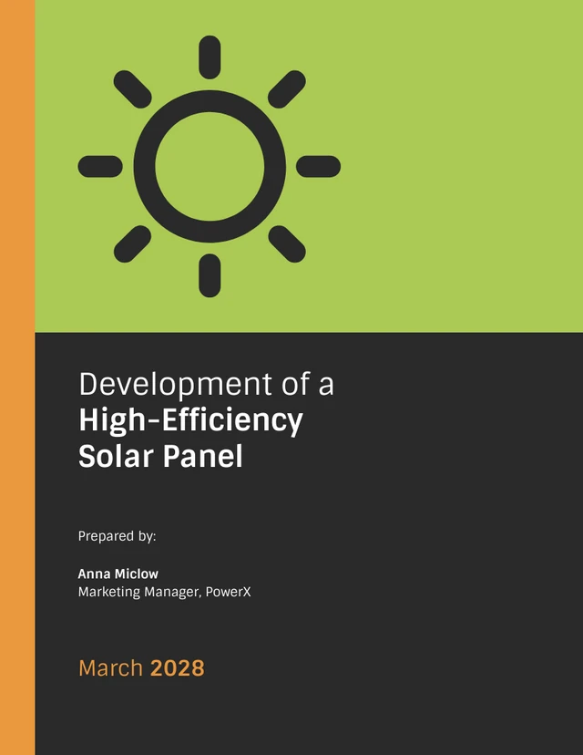 Brown and Orange Technology White Paper Template - Page 1