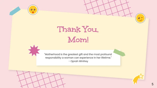 Funny Pink And Colorful Mother's Day Presentation - Page 5