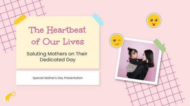 Funny Pink And Colorful Mother's Day Presentation - Page 1