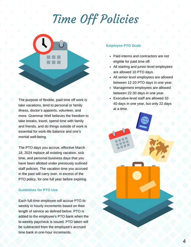 Visual Employee Handbook - Page 4