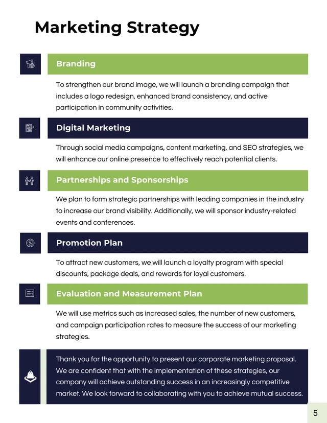 Corporate Marketing Proposal - Page 5