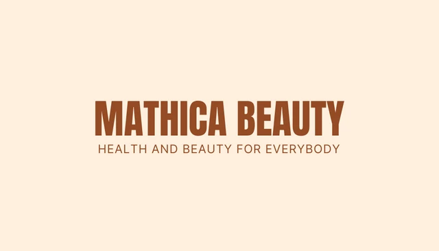 Beige And Brown Simple Beauty Business Card - Page 1