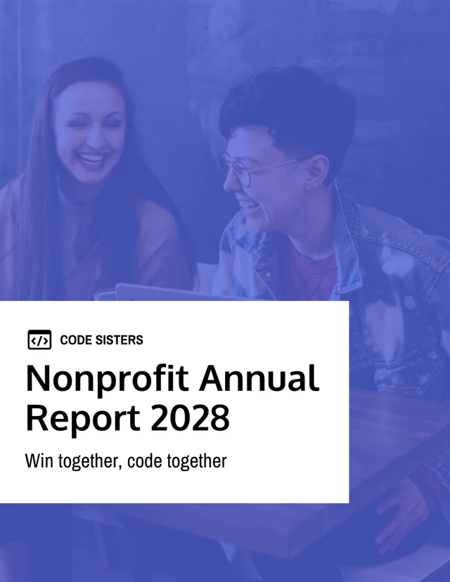 Gradient Nonprofit Annual Report - Page 1