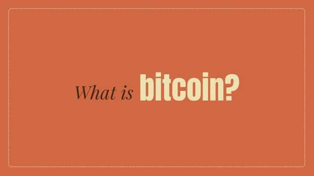 Bitcoin Presentation - Page 1