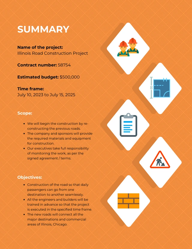 Diamond Construction Project Proposal - Page 2