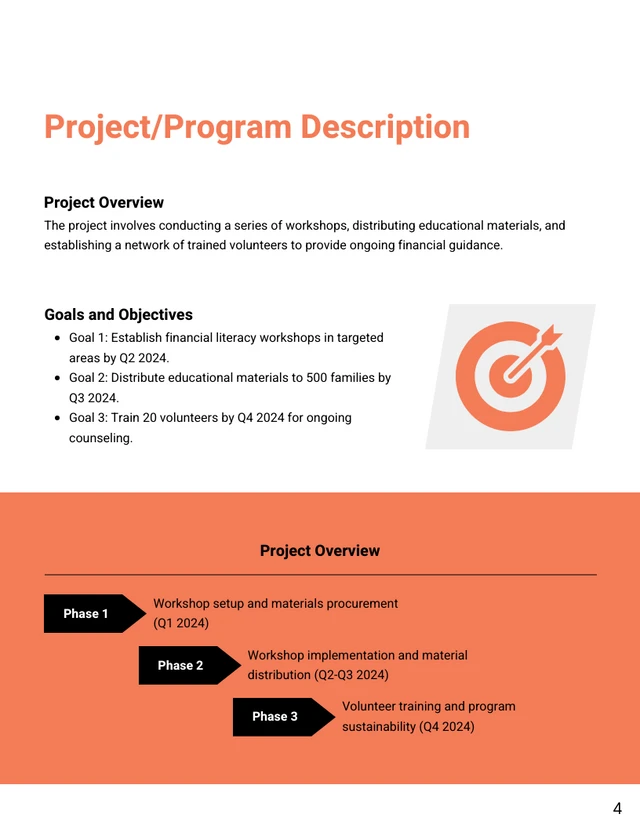 Simple Grant Proposal Template