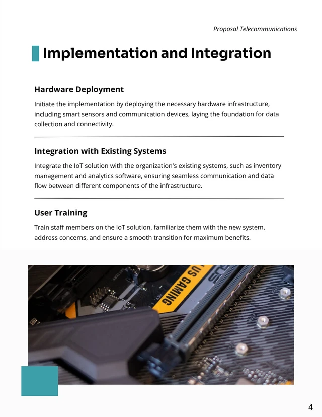 IoT (Internet of Things) Solution Proposal - Page 4