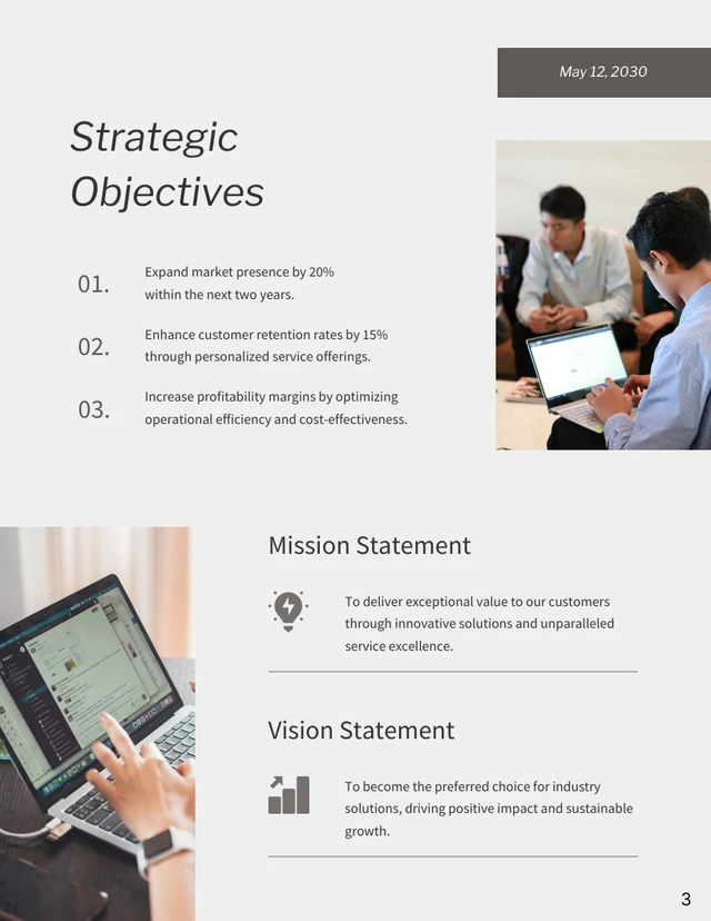 Strategic Planning Proposal Template - Page 3