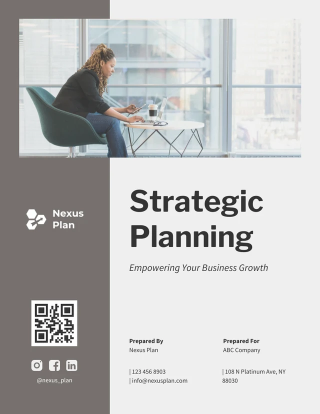 Strategic Planning Proposal Template - Page 1