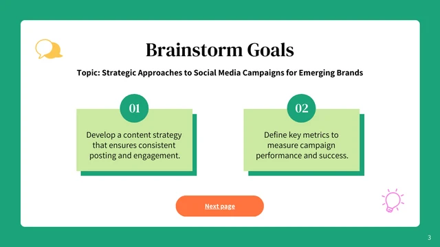 Orange And White Colorful Modern Playful Cheerful Brainstorm Presentation - Page 3