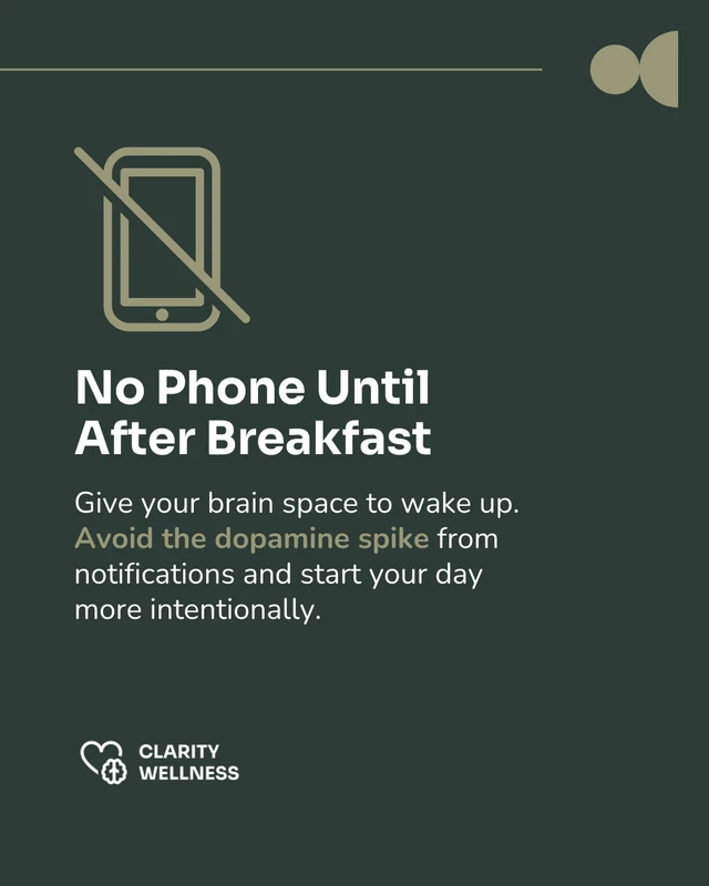 Daily Habits for Mental Clarity Social Media Carousel Post - Page 3