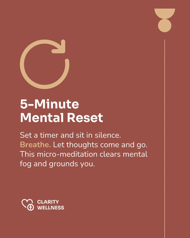 Daily Habits for Mental Clarity Social Media Carousel Post - Page 4
