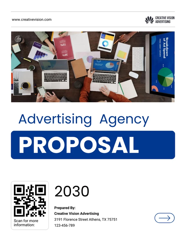 Ad Agency Proposal Template - Page 1