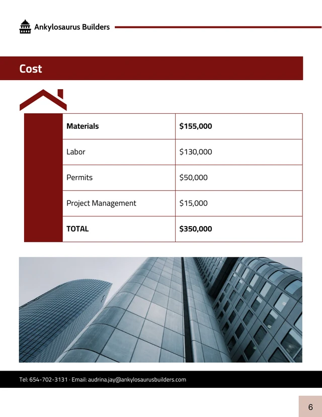 Construction Proposal Template - Page 6