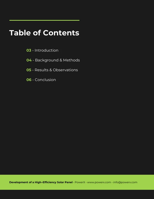 Dark Brown and Green Solar Technology White Paper Template - Page 2