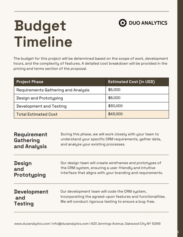 Beige And Brown Professional Proposal - Page 4