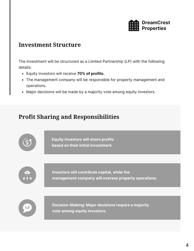 Grey and White Clean Simple Real Estate Investment Proposals - Page 4