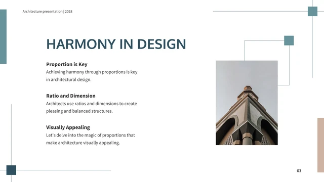 White Pastel Green Minimalist Geometric Architecture Presentation - Page 3