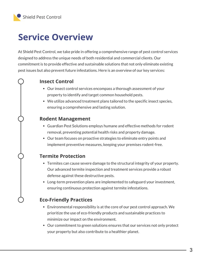 Pest Control Services Proposals - Page 3