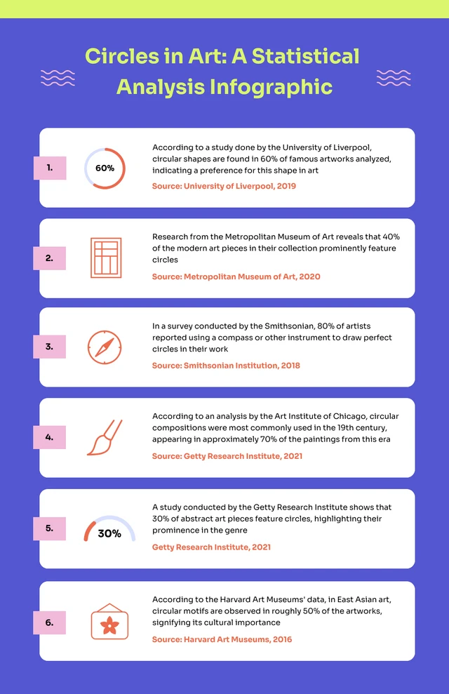 Blue Orange And Yellow Circle Infographic Template