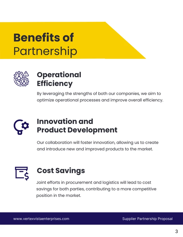Supplier Partnership Proposal - Page 3