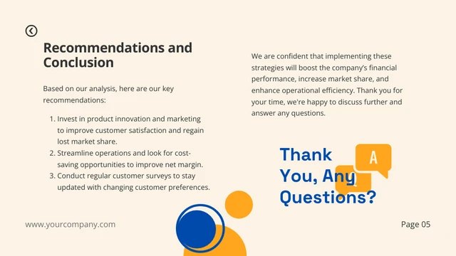 Blue And Yellow Simple Consulting Presentation - Page 5