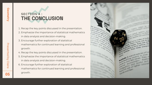 Simple Orange, Green and Black Math Theory Presentation - Page 5