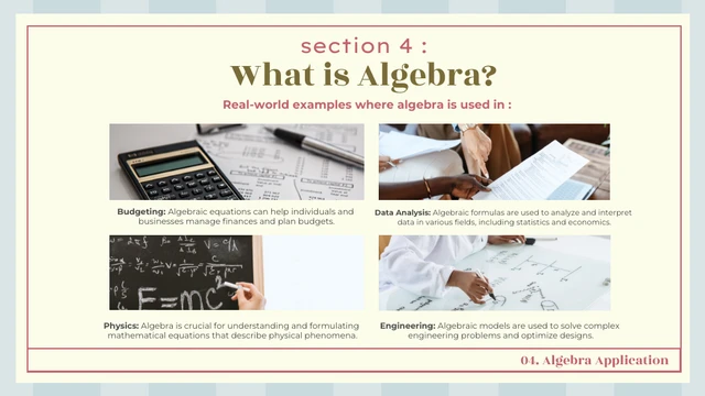 VIntage Algebra Math Presentation - Page 5