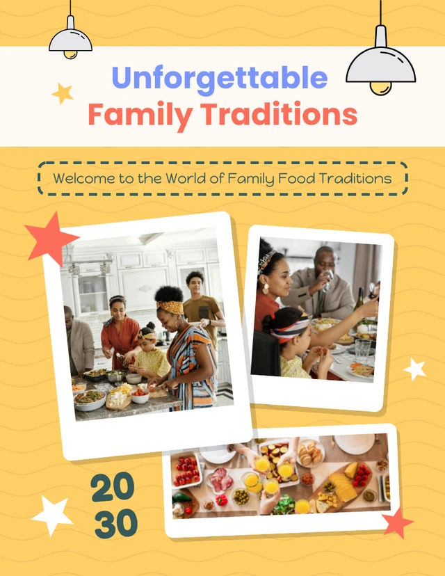 Family Traditions Collage Template