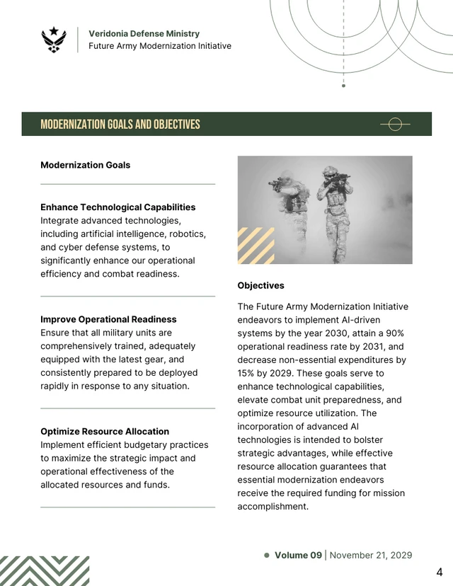 Army White Paper Template - Page 4