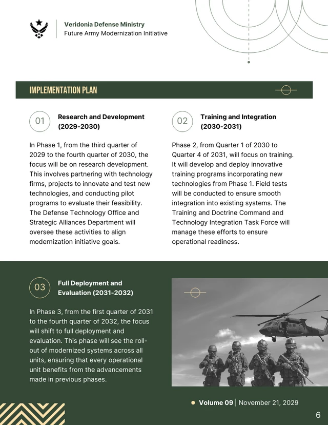 Army White Paper Template - Page 6