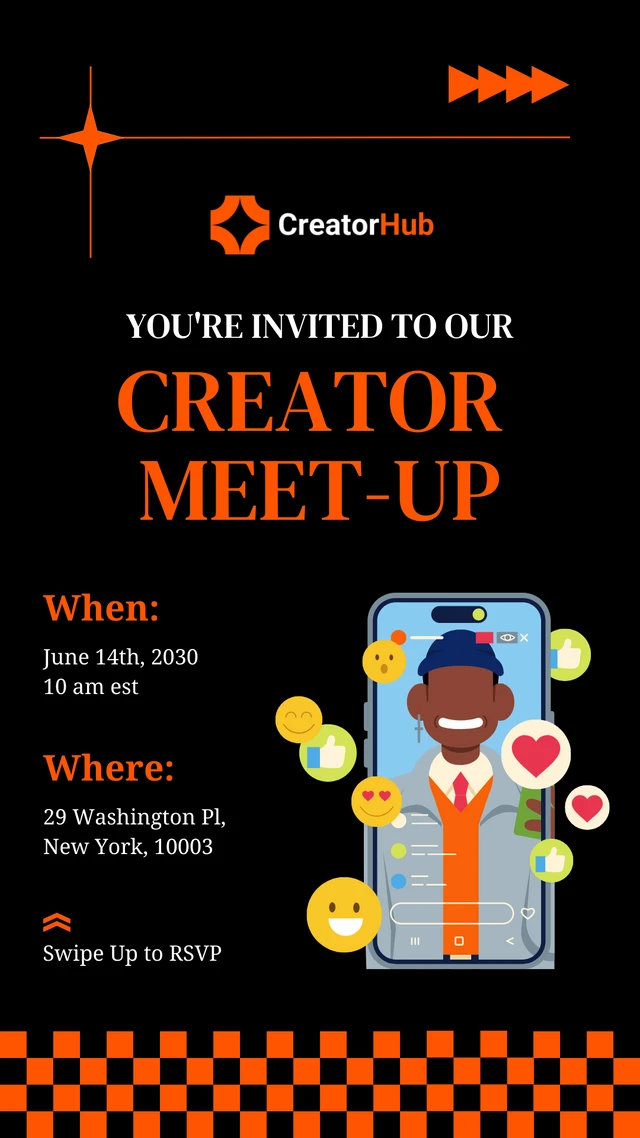 Event Invitation Instagram Story Template Event Invitation Instagram Story Template