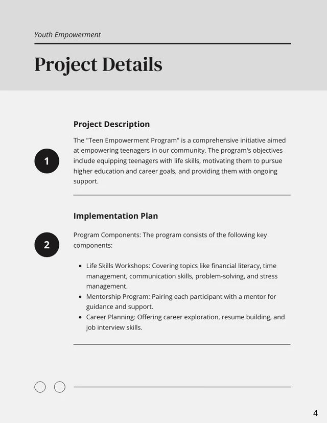 Gray Simple Grant Proposals - Page 4