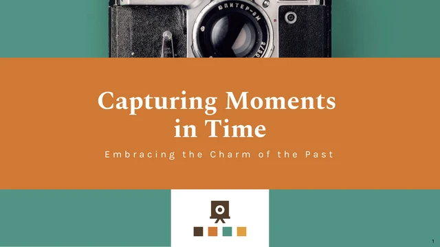 Capturing Moments in Time Vintage Presentation - Page 1