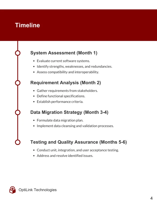 Software Integration Proposal - Page 4