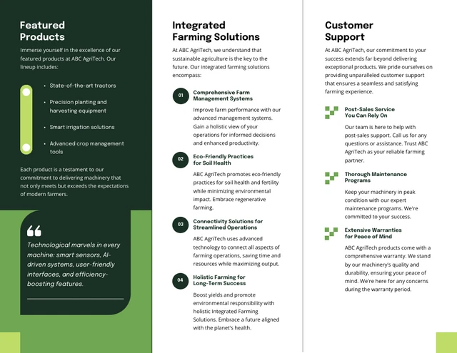 Agricultural Machinery Brochure - Page 2