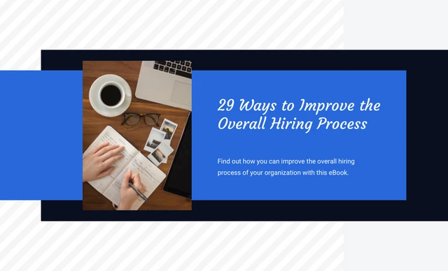 Simple Blue Hiring Process eBook - Page 1