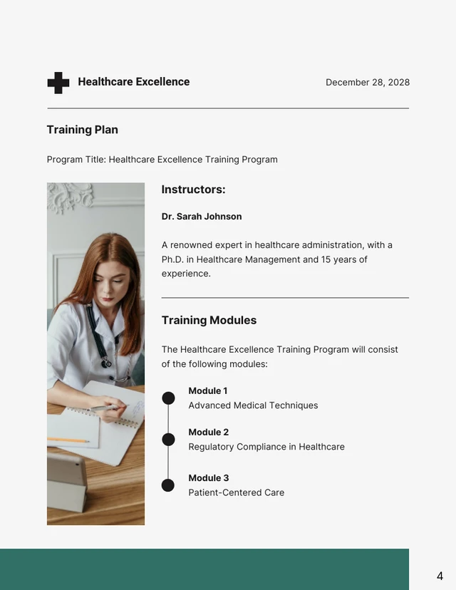 Green and Grey Simple Modern Healthcare Proposals - Page 4