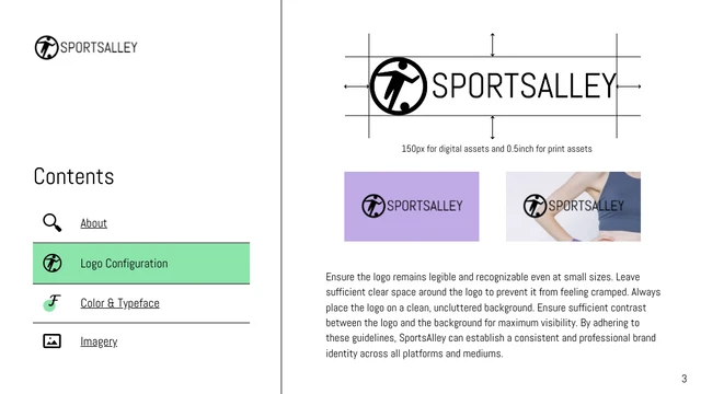 Green, Purple, and Yellow Simple Brand Identity Presentation - Page 3