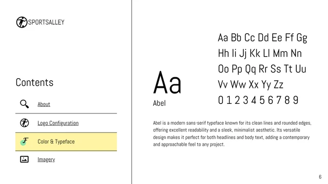 Green, Purple, and Yellow Simple Brand Identity Presentation - Page 6