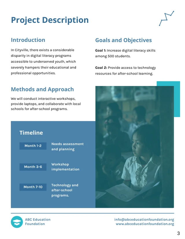 Grant Proposal for Education Initiatives - Page 3