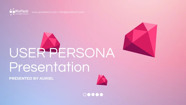 Gradient User Persona Presentation - Page 1