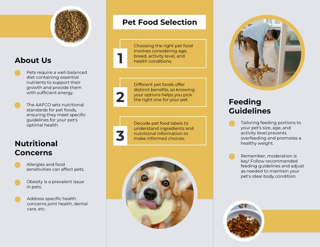 Pet Food & Nutrition Guide Brochure - Page 2