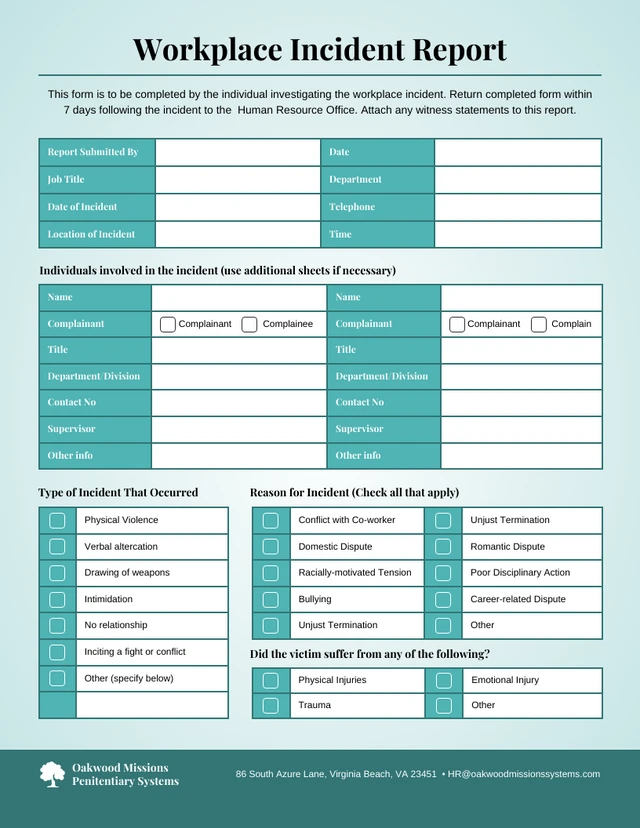 General Employee Separation Checklist - Page 1