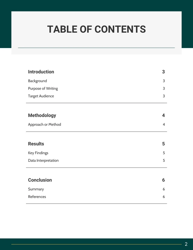 White Paper Executive Summary Template - Page 2