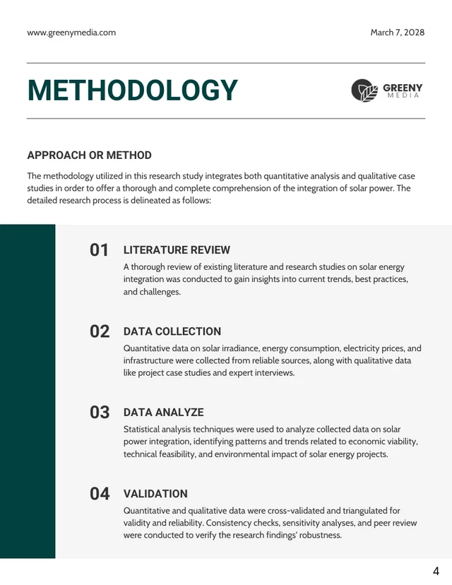 White Paper Executive Summary Template - Page 4