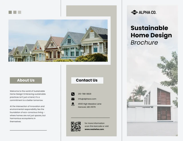 Sustainable Home Design Brochure - Page 1