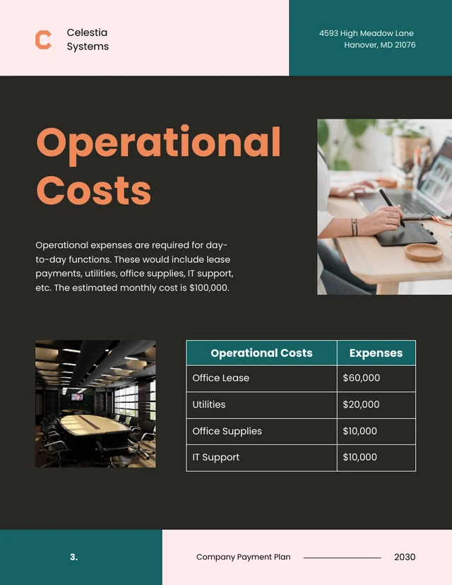 Black Green And Pink Payment Plan - Page 3